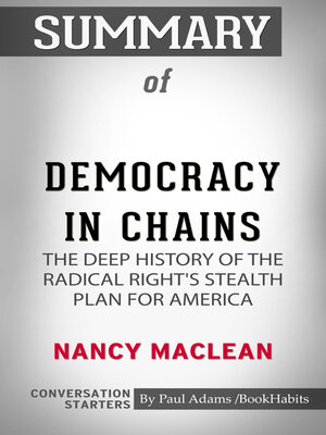 cover image of Summary of Democracy in Chains